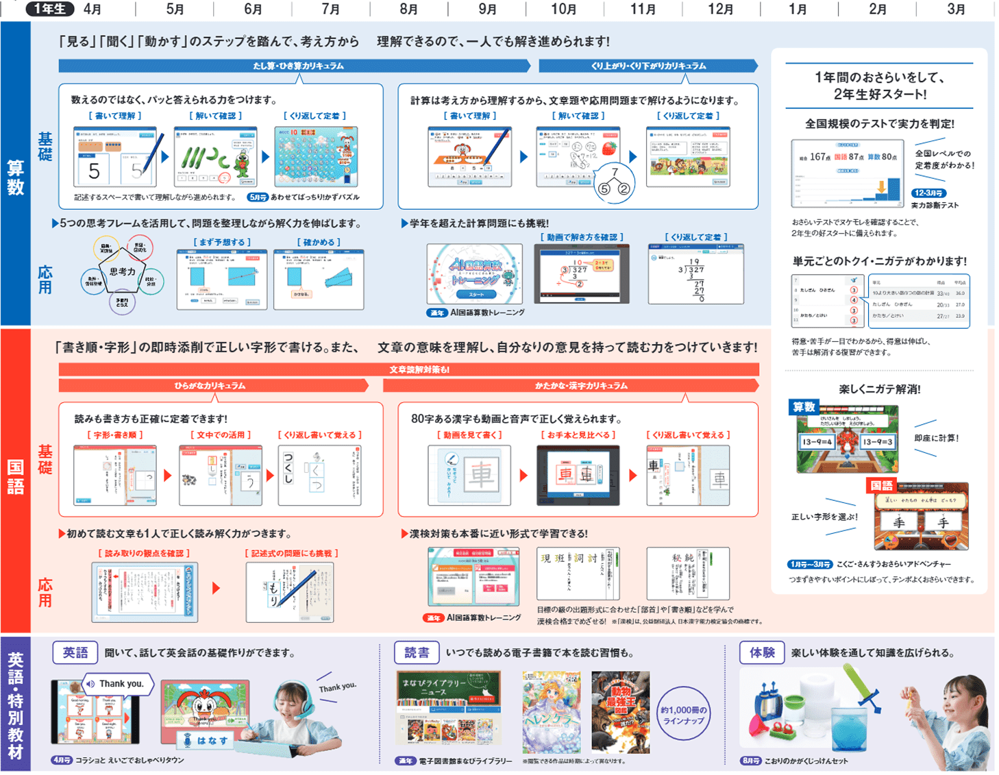 表：年間ラインナップ