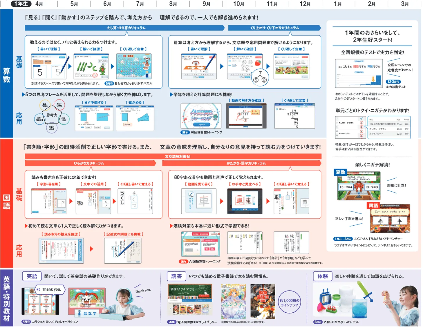 表：年間ラインナップ
